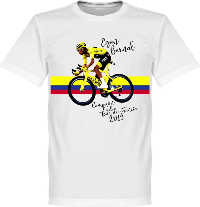 Egan Bernal T-Shirt - Wit - L