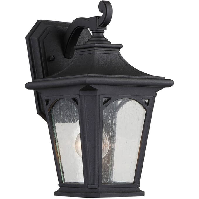 Quoizel LED Wand Buitenlamp Bedford | 1X E27 Max 60W | IP44 | Dimbaar | Mystic Black