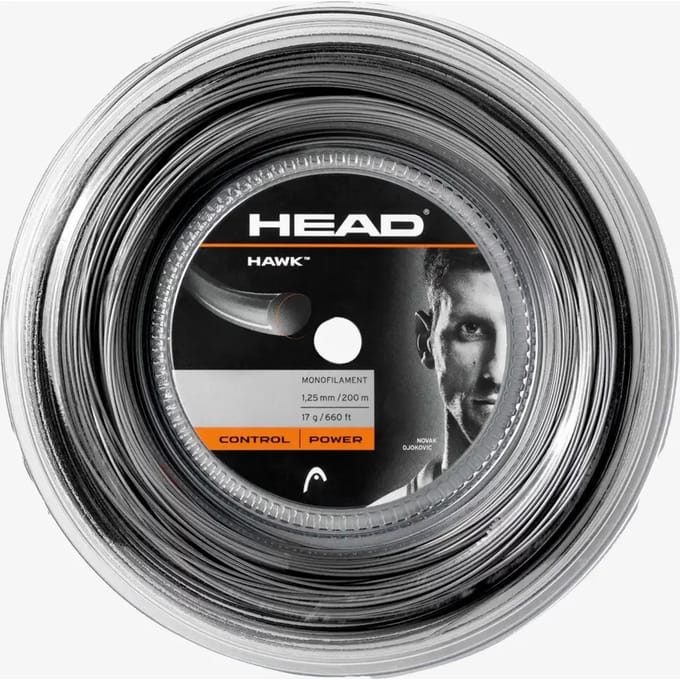 HEAD Hawk Rol Snaren 200m-Zwart