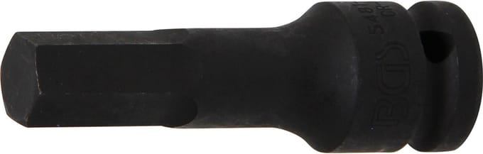 BGS Power bit inbus vierkantaandrijving 12,5 mm (1/2") inbus...