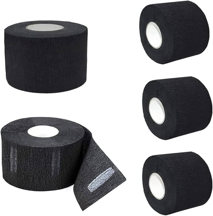 Nishman Neck Strips Black 5 rollen x 100 stuks