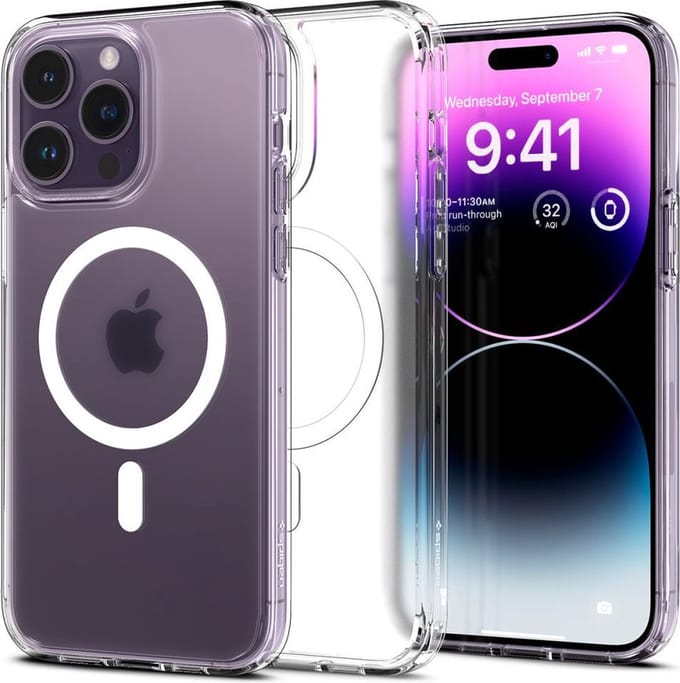 Spigen Ultra Hybrid MagSafe iPhone 14 Pro Max hoesje frost