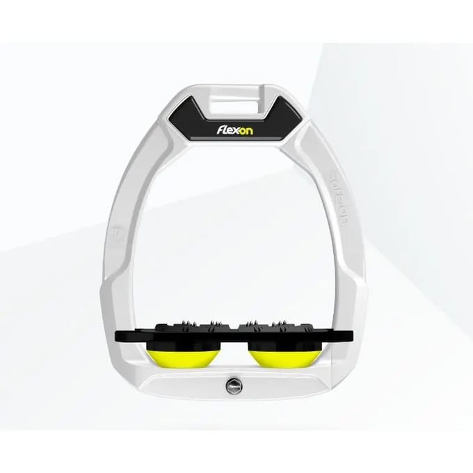 Platte Ultra Grip Veiligheidsbeugels Wit/Zwart/Geel Flex-On Safe-On
