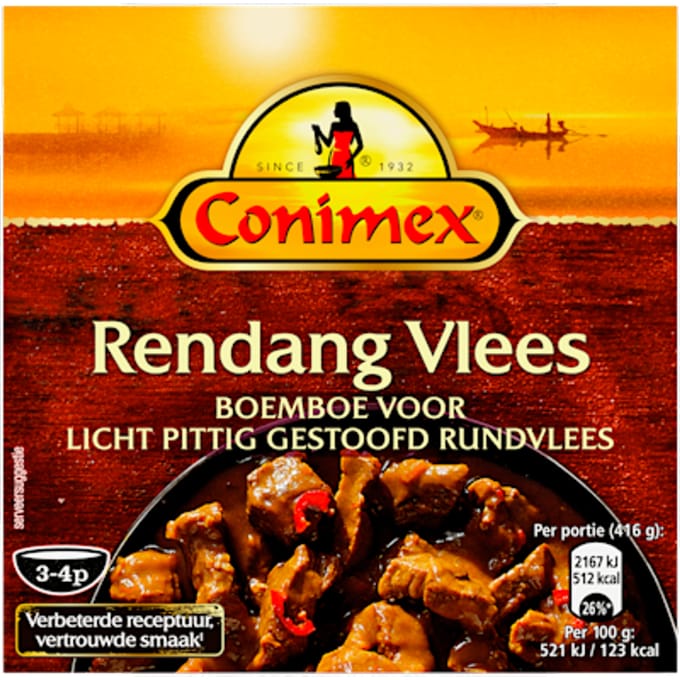 Boemboe rendang vlees