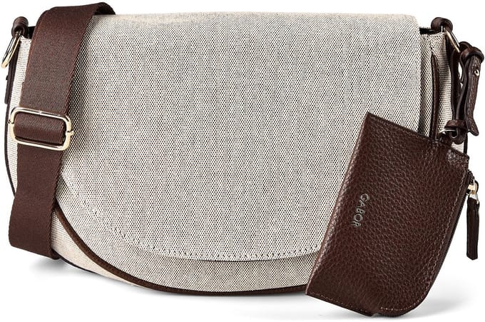 Gabor schoudertas Sibylla Saddle Bag Mixed Brown beige