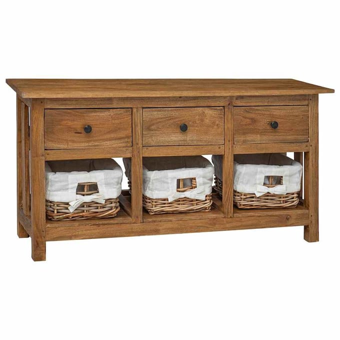 vidaXL Dressoir 100x30x50 cm massief mahoniehout