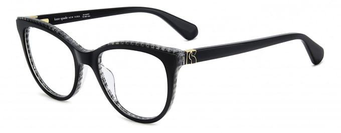 Kate Spade KS MANDEE Black pattern white 51/18/140 WOMAN Brilmonturen