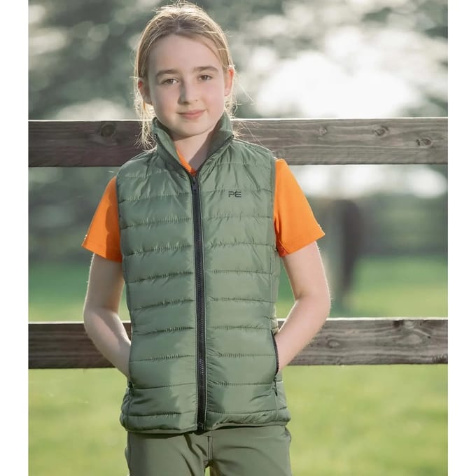 Mouwloos kinderjack Premier Equine Dante