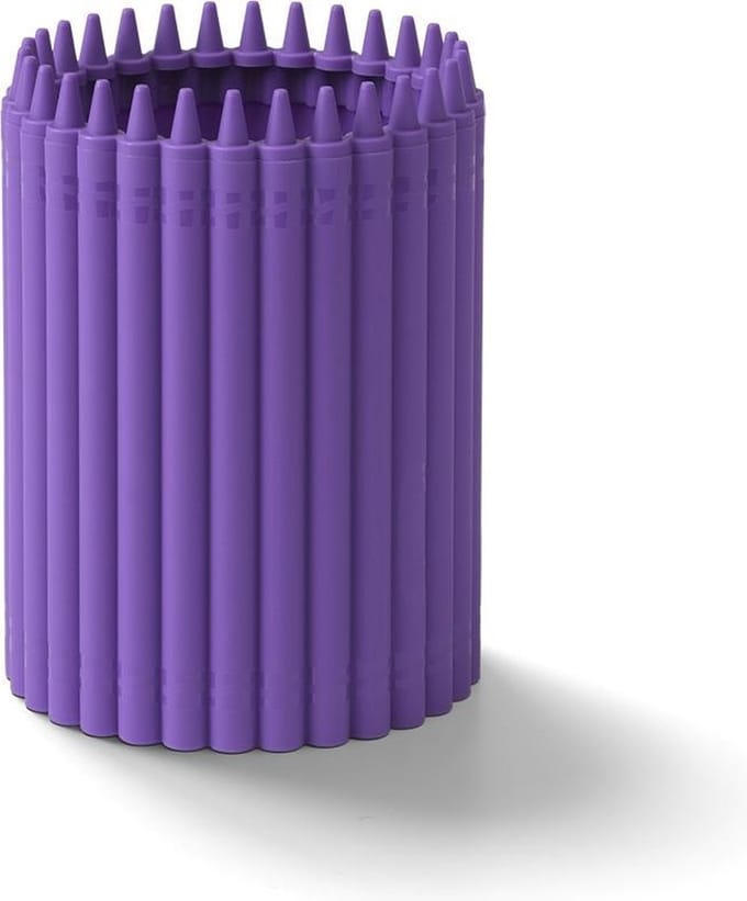 Potlodenbak \ bureaudoos voor schoolspullen - Paars - Polypropyleen - Crayola