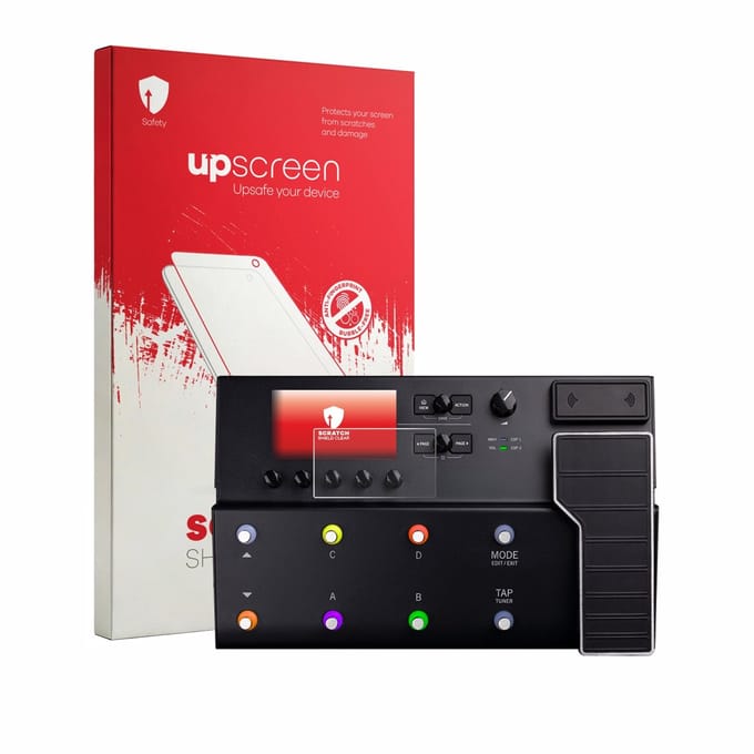 upscreen - Screenprotector voor Line 6 POD Go Wireless - Folie Beschermfolie transparant