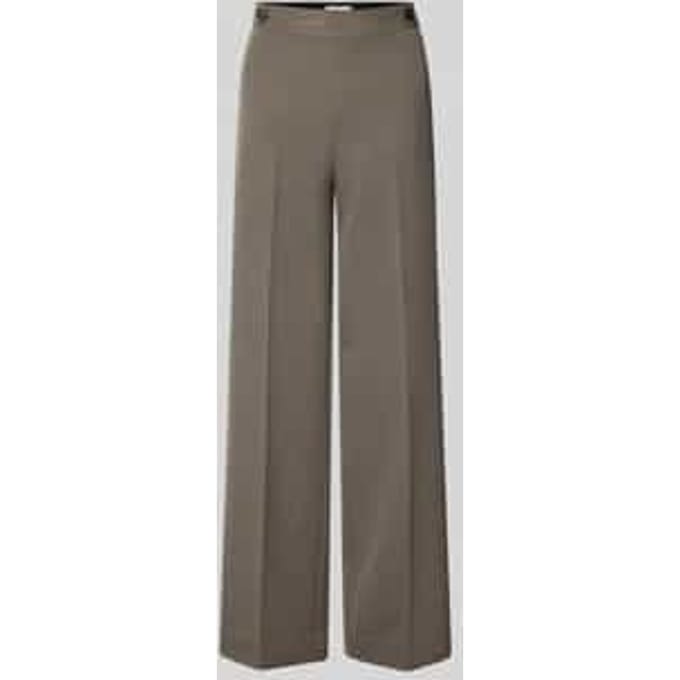 Straight leg fit broek met viscose