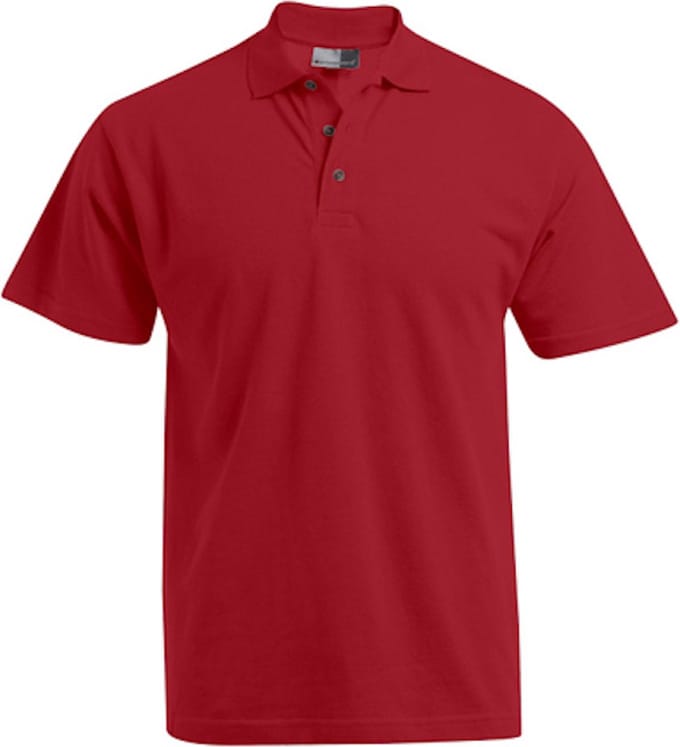 Men´s Premium Polo met korte mouwen Fire Red - L