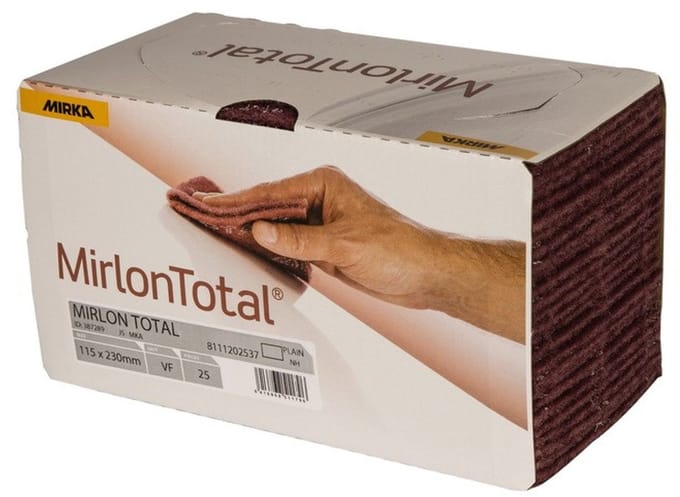 MIRKA Mirlon Total Handpads 115x230mm - VF Rood: +/- P360