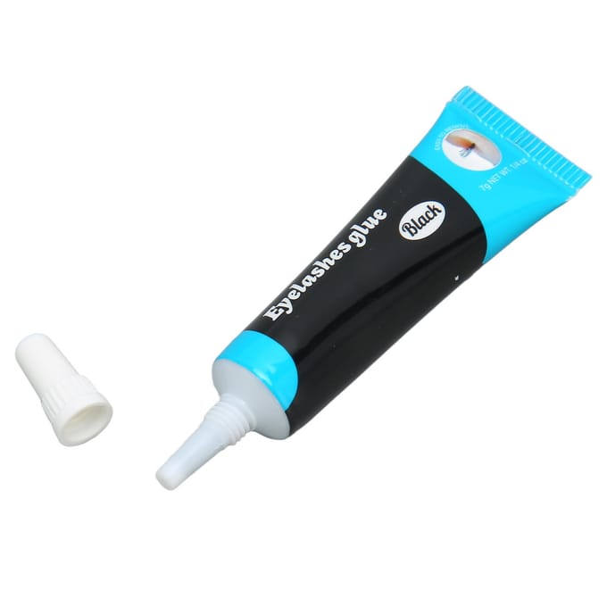 12 Stuks Valse Wimperlijm Sneldrogend Supersterk Waterdicht Langhoudend Zwarte Wimperlijm white