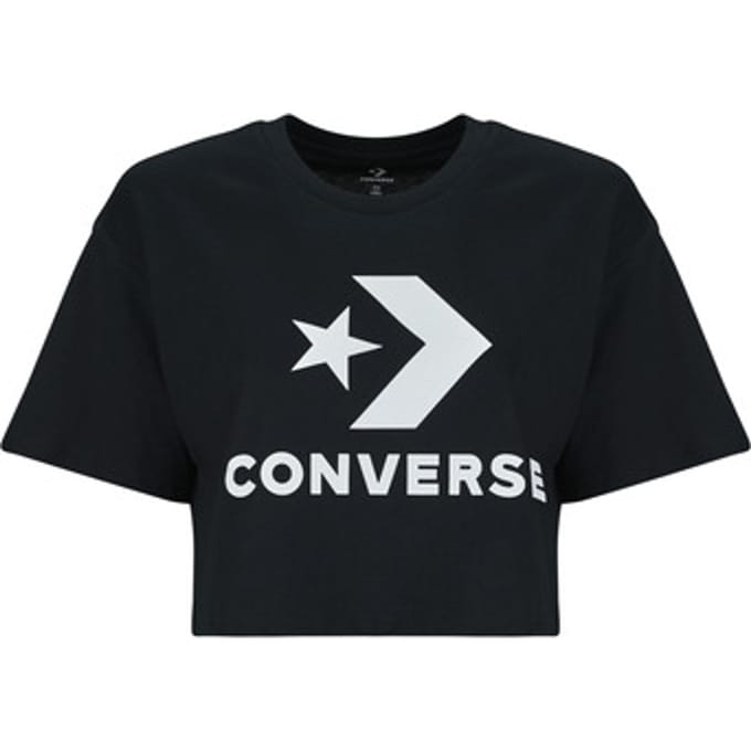 Converse  T-shirt Korte Mouw STAR CHEVRON SPORTY CROP TEE