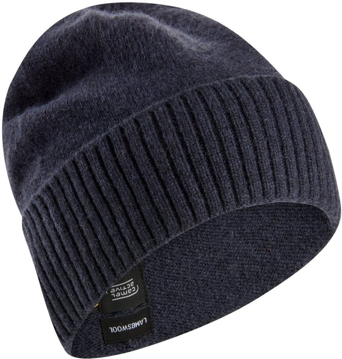camel active Muts van pure lamswol - Maat menswear-OS - Marineblauw