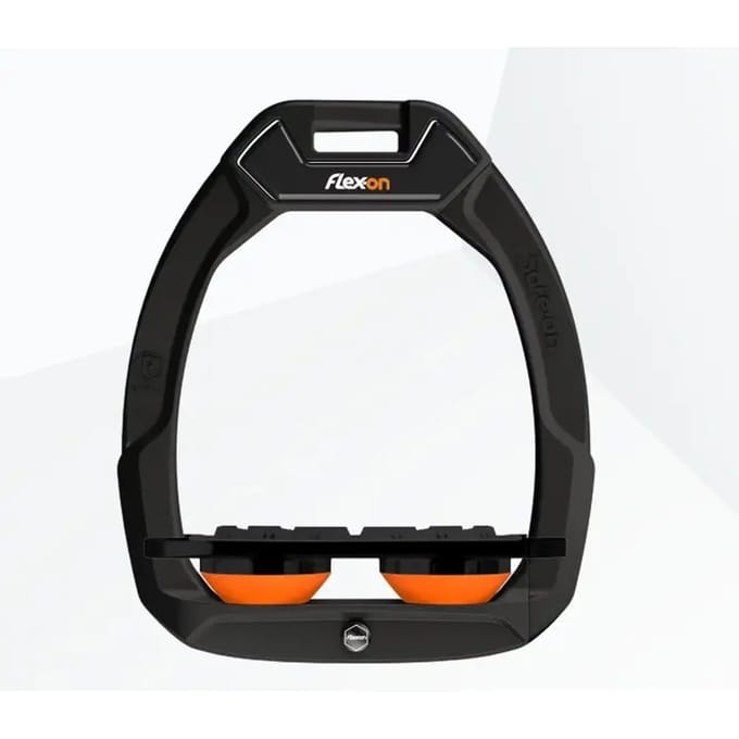 Veiligheidspads met Plat Grip Zwart/Zwart/Oranje Flex-On Safe-On