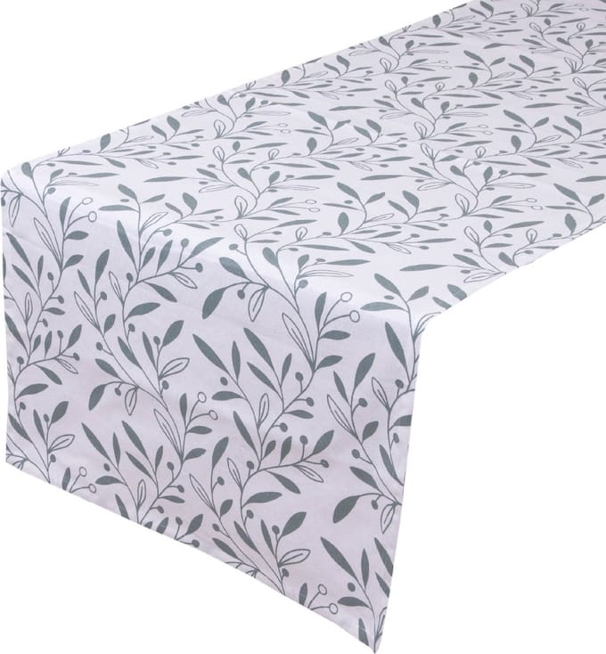 Liberty Tafelloper sage groen 50x140cm