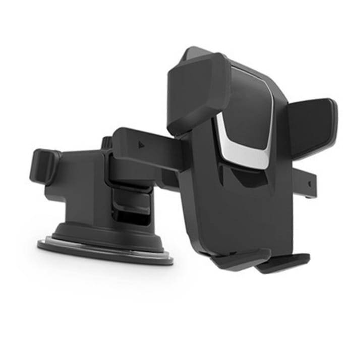Autotelefoonhouder Multifunctionele Opvouwbare Telefoonhouder Antislip Universele Mobiele Standaard black
