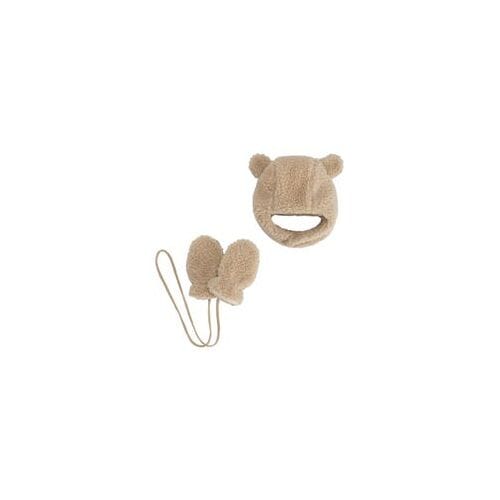 Prénatal peuter muts en wanten Taupebrown 62/68 unisex