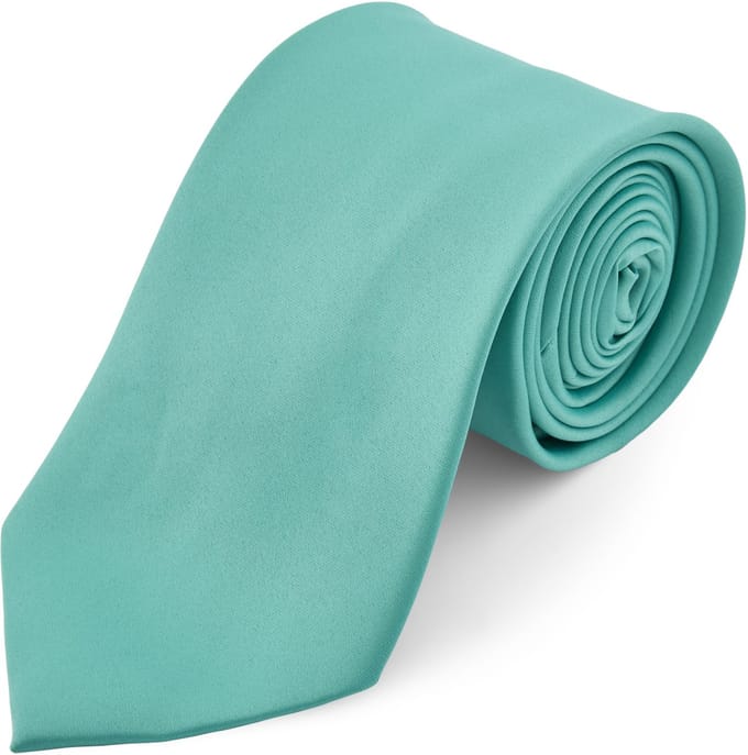 Turquoise Basic Stropdas van 8 cm