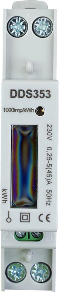EMAT elektriciteitsmeter - EMAT energiemeter 45A 1-fase direct MID (85008001)