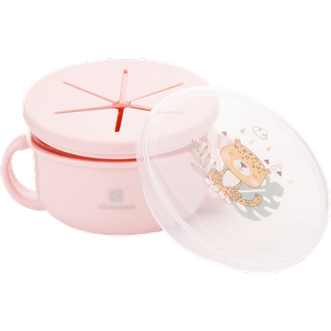 Kikka Boo 2 In 1 Snack Bowl – Savanna Pink