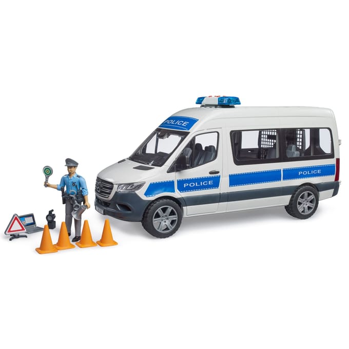 Bruder 02683 MB Sprinter Police m/politieman & L&S-module Voertuigen Speelgoed voertuigen Diverse speelgoedvoertuigen