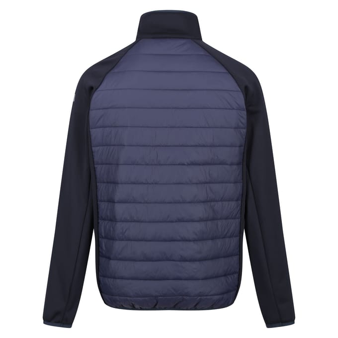 Regatta Heren Clumber IV Hybride Jas (Marine/gevaarlijk rood)