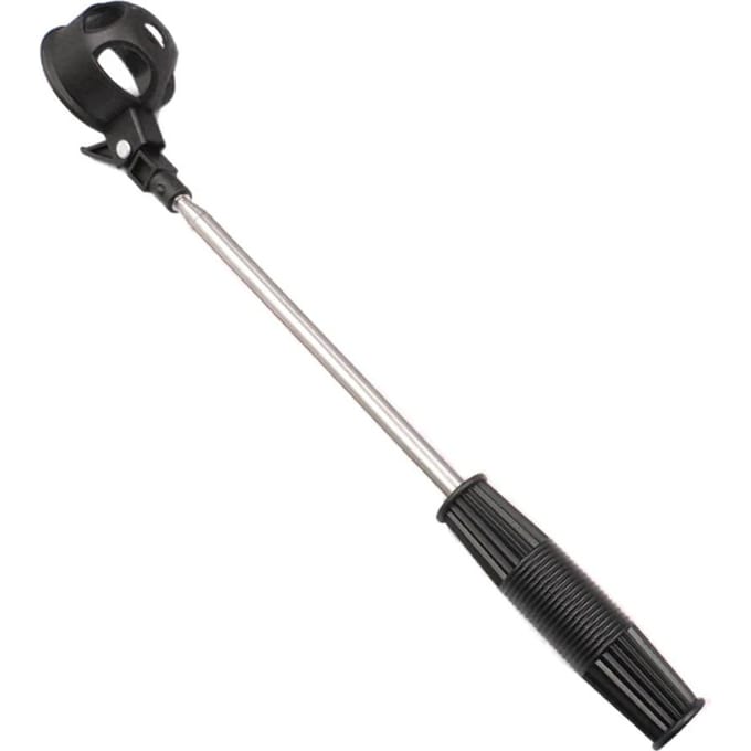 Golfbal Retriever 8 Sectie Roestvrijstalen Telescopische Golfbal Opraper 1PCS black
