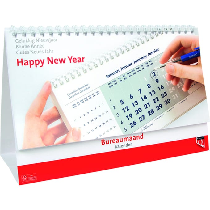 Bureaumaand kalender van Quantore 2026