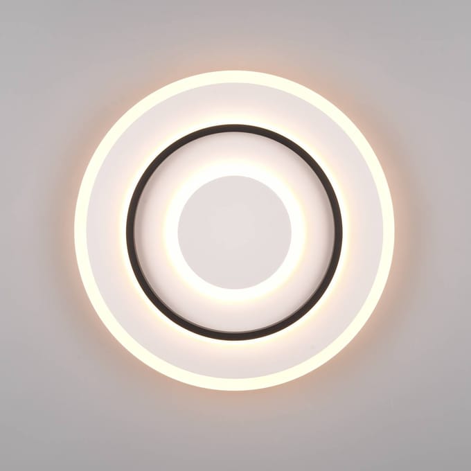 Reality Leuchten LED plafondlamp Jora rond afstandsbediening, Ø 41 cm