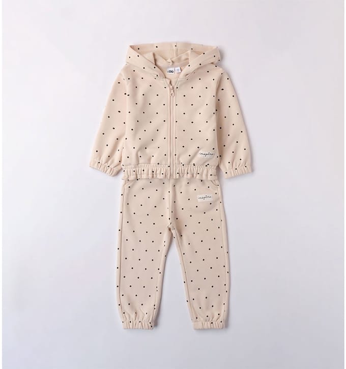 Ido 4a532 Trainingspak Beige 6 Years Meisje