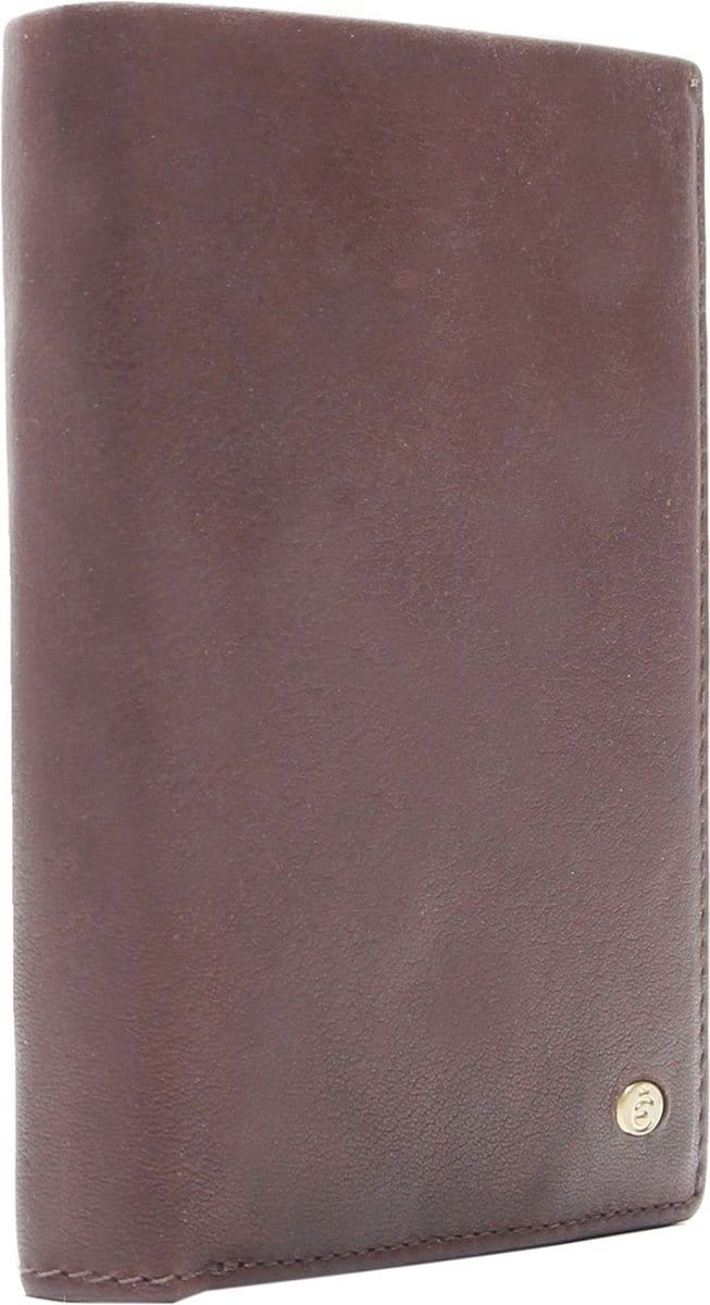 Esquire Leren Portemonnee Chicago Portrait Wallet Brown Donkerbruin