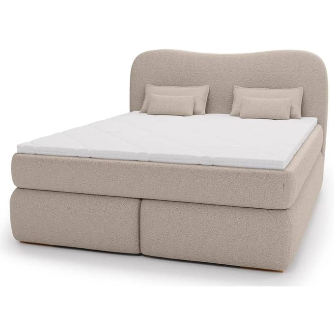 Lavelle boxspring bouclé 180 x 200 cm | NADUVI Collection