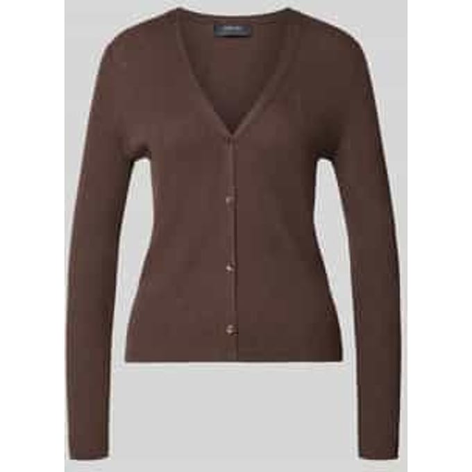 Cardigan in tricotlook met wol