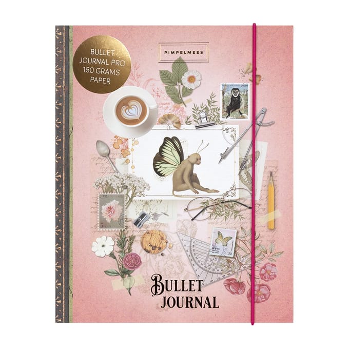 Pimpelmees bullet journal pro Wonderland - Peach Wingmonkey