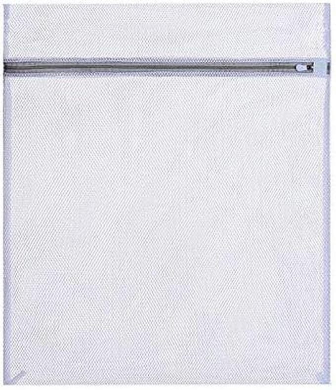 Waszakken Net - Kleding Beschermers - Kleding Wassen - Roestvrije Ritssluiting - 50 x 60 cm - Wit