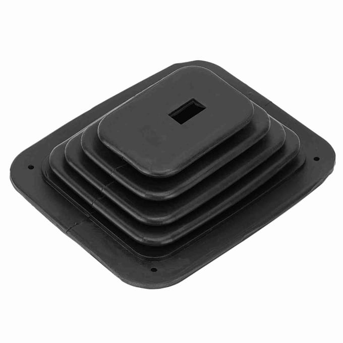 Rubberen Versnellingspook Stofhoes Auto Schakelpookhoes Vervanging voor GM350 zwart