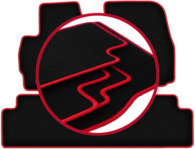 CARLUX-RED automatten voor: Mazda Premacy II minivan (2005-2010)