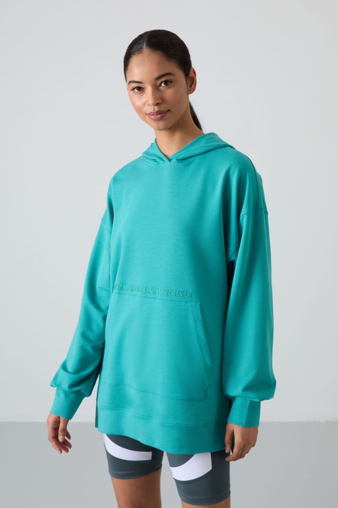 Overmaat Hoodie met Print