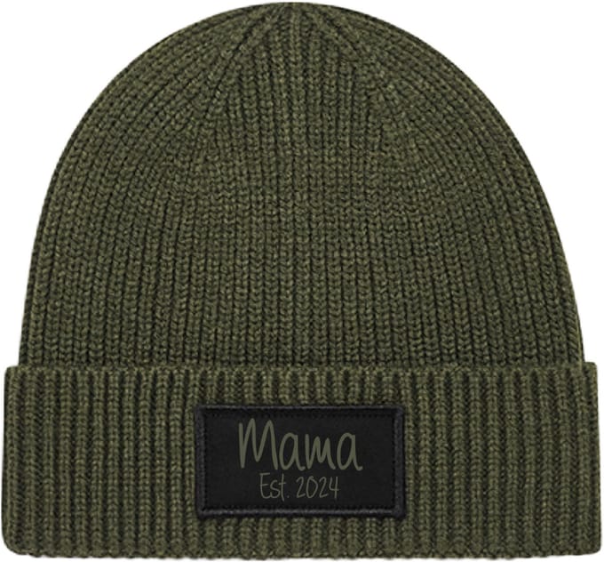 Dames muts - persoonlijk cadeau voor mam-Mama est jaartal - Army