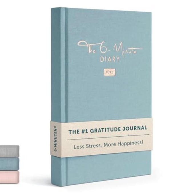 Dankbaarheidsdagboek - Dagelijkse Planner - Mindfulness en Geluk - Vervolgversie - A5 Formaat - Blauw