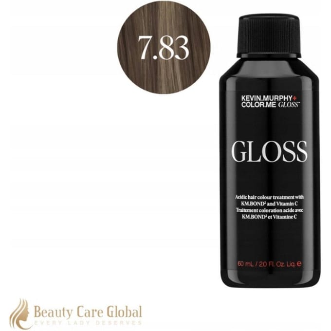 Kevin Murphy, GLOSS, Semi-Permanente Haarkleur, 7.83 Medium Blond Violet Goud, 60 ml