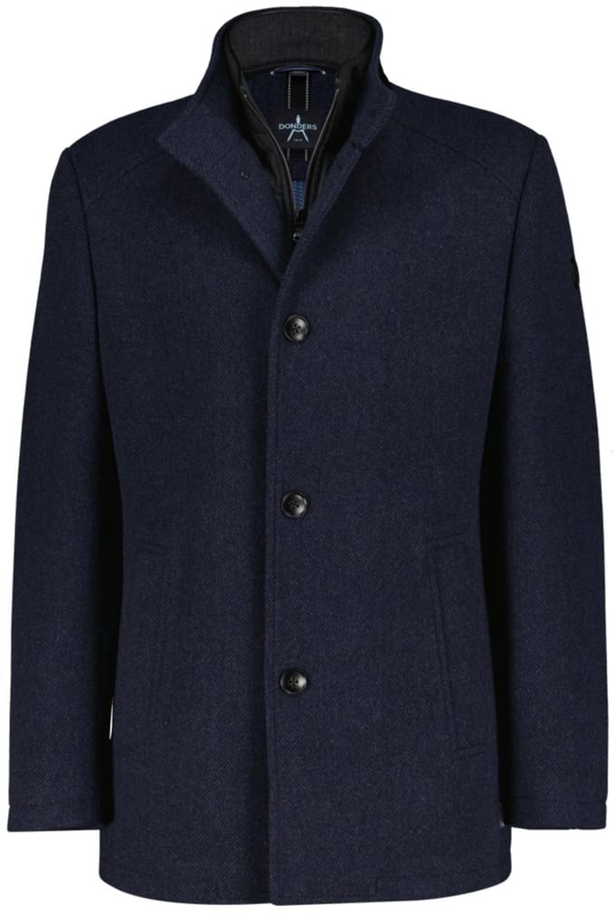 Donders Jas Wooddown Wool Coat 21807 3 799 Mannen Maat - M