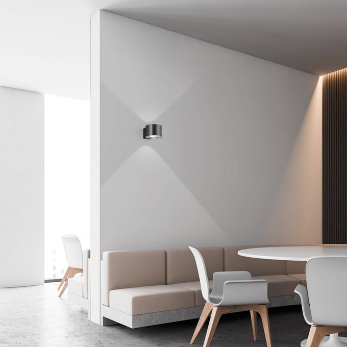 BANKAMP Impulse LED wandlamp antraciet