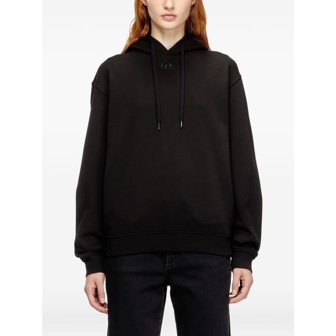 Diesel felpa f-normy vrouw zwart