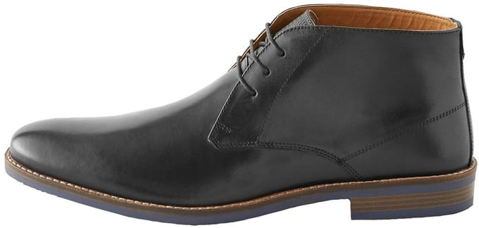 Next - Heren - Leren chukka schoen - Zwart