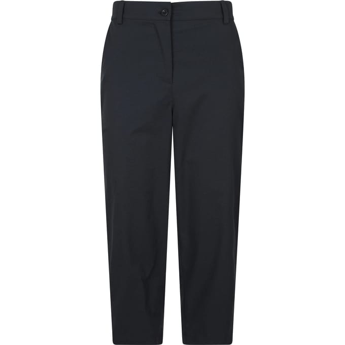 Mountain Warehouse Dames Delta Stretch Capri Broek (Zwart)