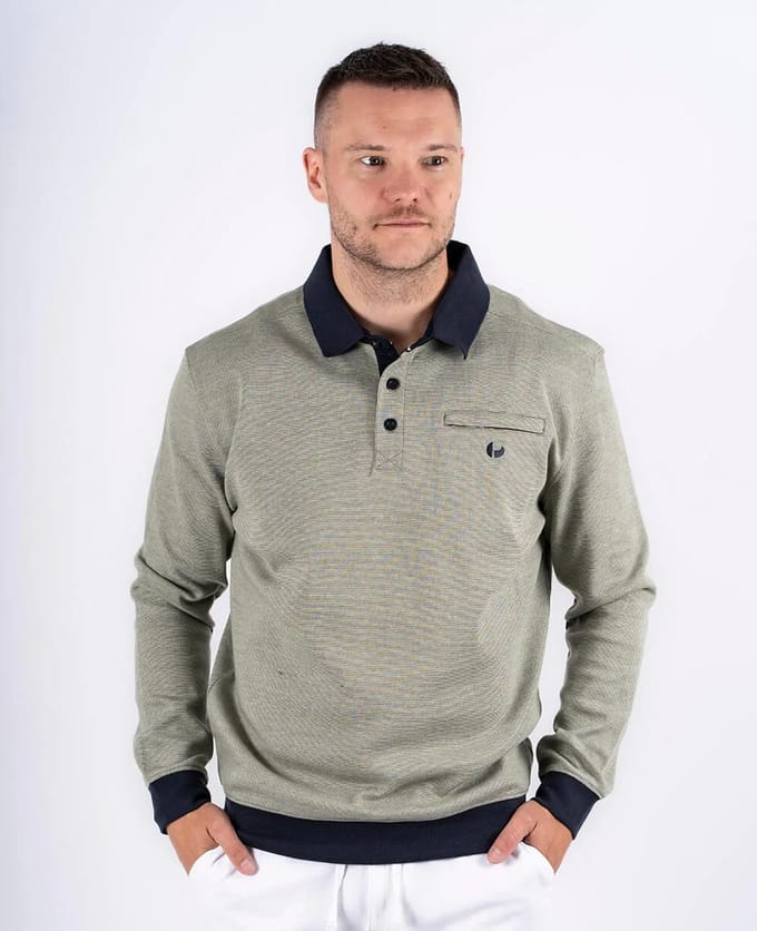 Pre End - Heren polotrui - groen - Maat L